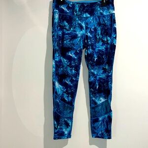Ideology Blue Tie-Dye Leggings